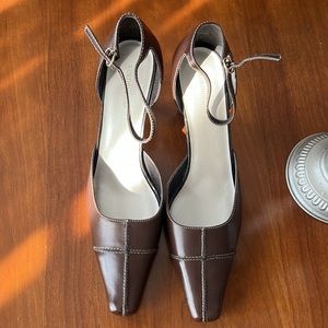 Worthington brown 3 inch heels